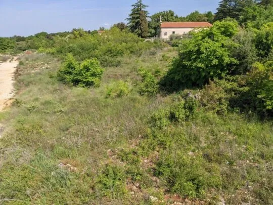 labin, zemljište s građevinskom dozvolom, pogled na more 671 m2 - slika 5