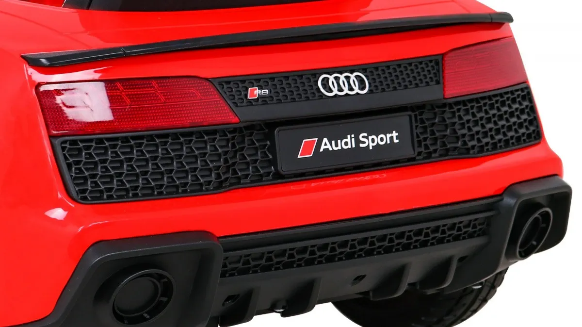 licencirani auto na akumulator audi r8 lift - crveni - slika 2