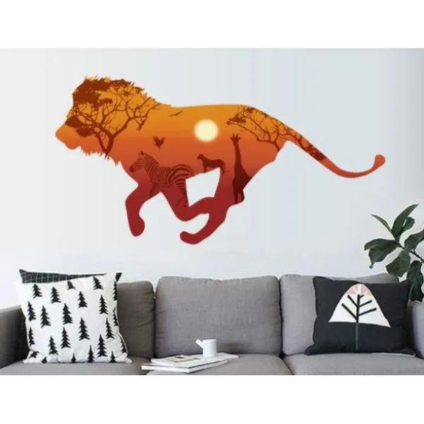 Wall sticker Ogromna naljepnica Lav 130 x 67 cm - Zagreb, Novi Zagreb - istok
