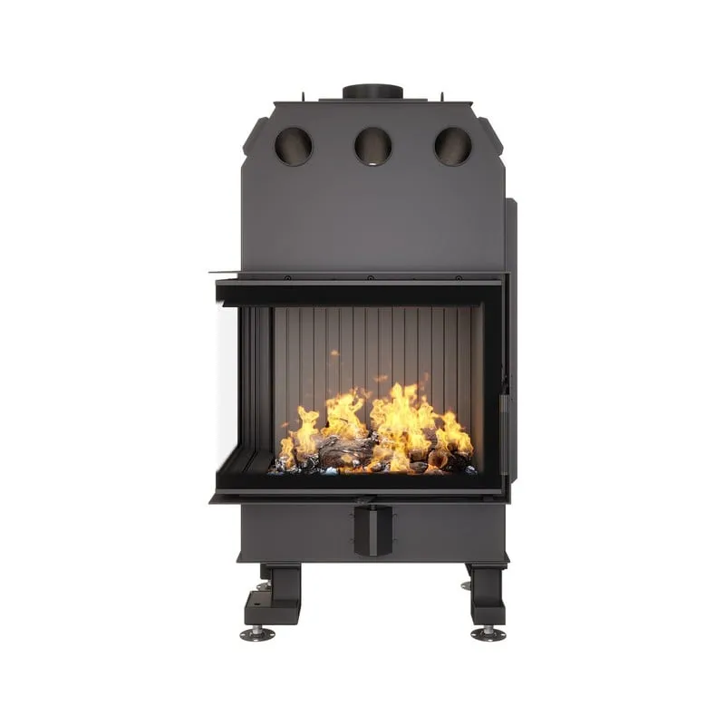 kamin ugradbeni saven energy 65x50x47l (14,5 kw) eco - crni šamot - slika 2