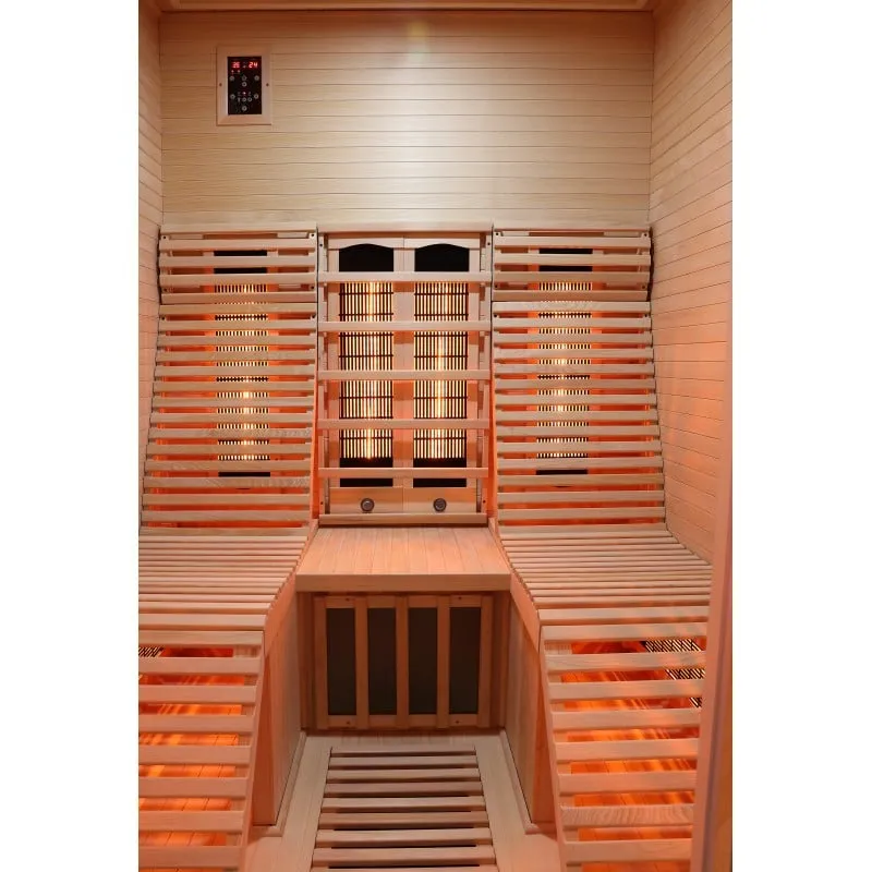 sauna infracrvena oslo kabina za 2 osobe 150x150x200 cm - slika 5
