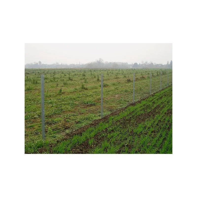 metalni pocinčani stup za ogradu 2700-63x43-1,5 mm - ogradni - slika 3