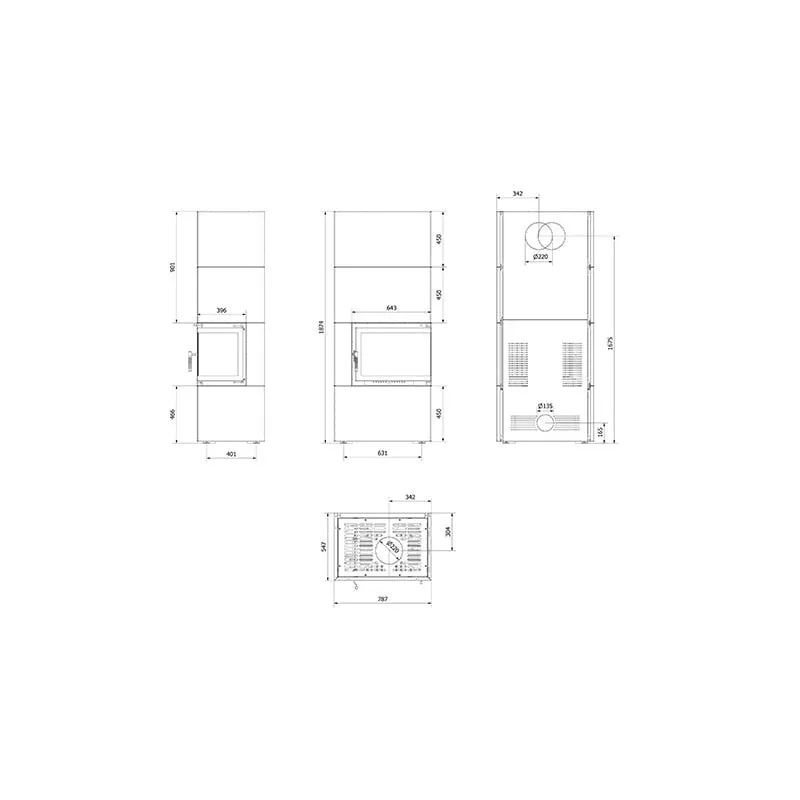 simple box p kamin na drva - slika 5
