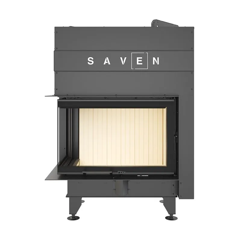 kamin ugradbeni g/saven energy up 75x50x47l (15,1 kw) - bijeli šamot - slika 4