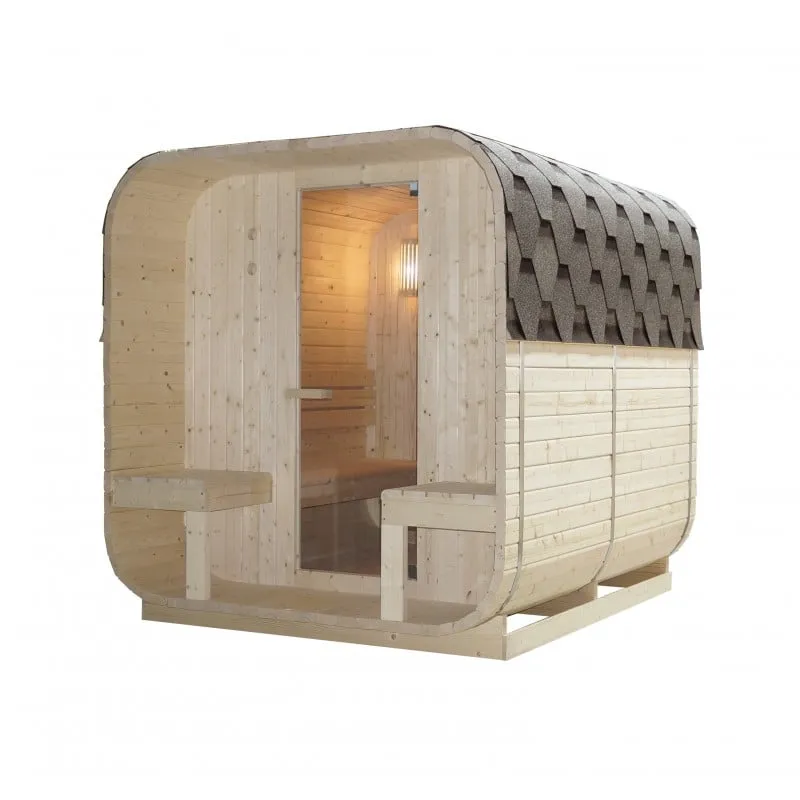 sauna vanjska göteborg za 4 osebe 188,2x220x194 cm - slika 5