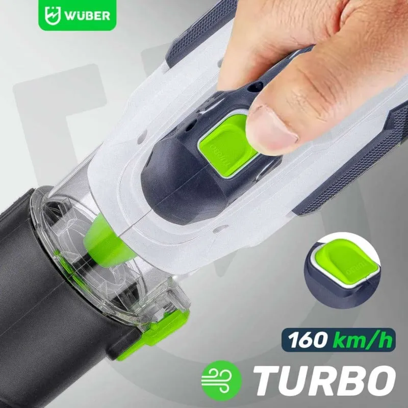 akumulatorski puhač lišća + baterija i punjač w04400 20v wuber - slika 6