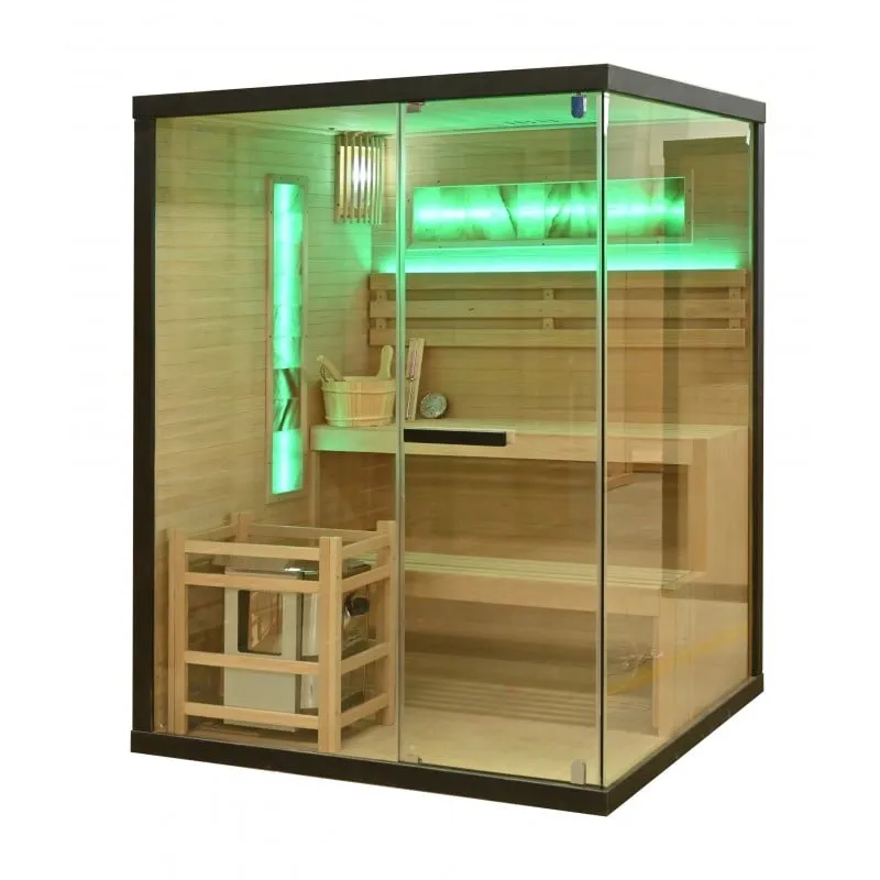 sauna luxor 2 za 3 osobe 150x140x190 cm - slika 3