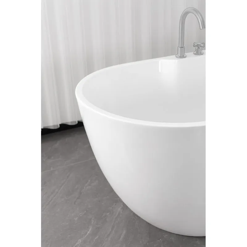 kada samostojeća aruba krom 170x75x58 cm - slika 10