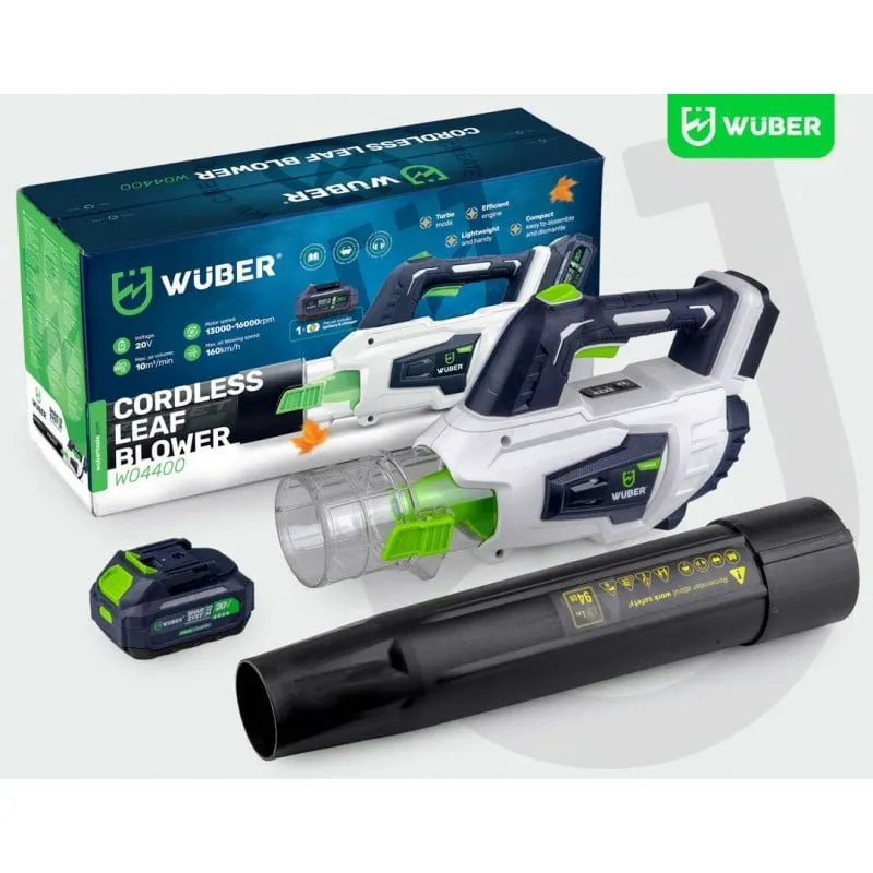 Akumulatorski puhač lišća + baterija i punjač W04400 20V WUBER - Mihovljan, Čakovec