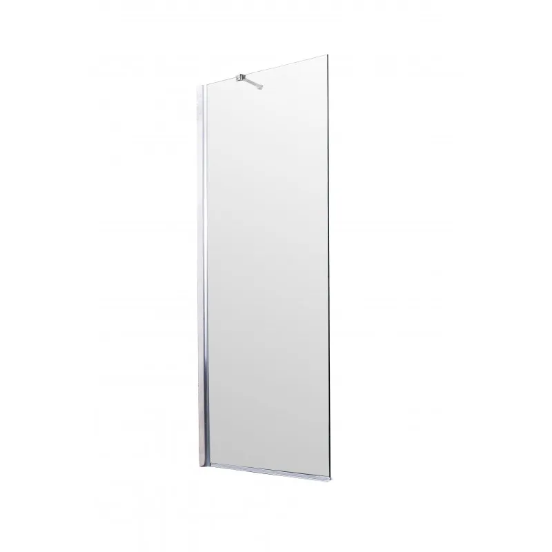 stakleni fiksni dio za tuš stijenu krom 75-77x195cm (d1180) - slika 2