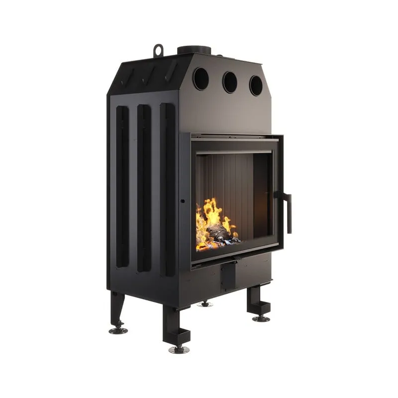 kamin ugradbeni saven energy 60x50 (14,5 kw) eco - crni šamot - slika 2