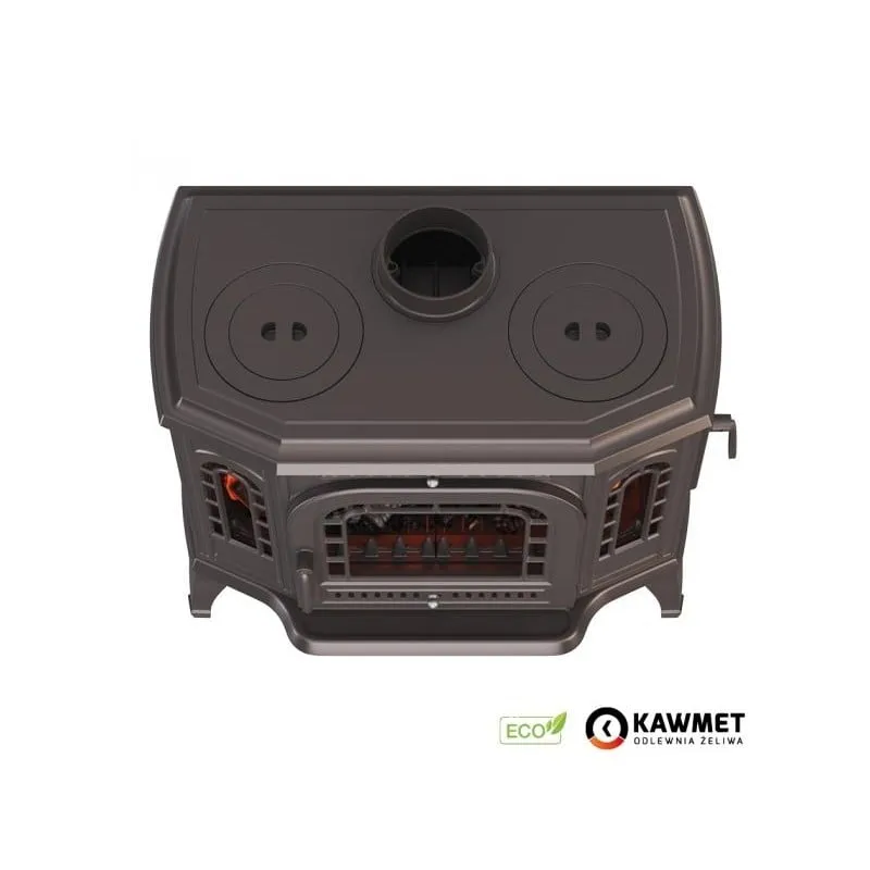 peć na drva sa pločom za kuhanje kawmet p7 pb (10,5 kw) - slika 4