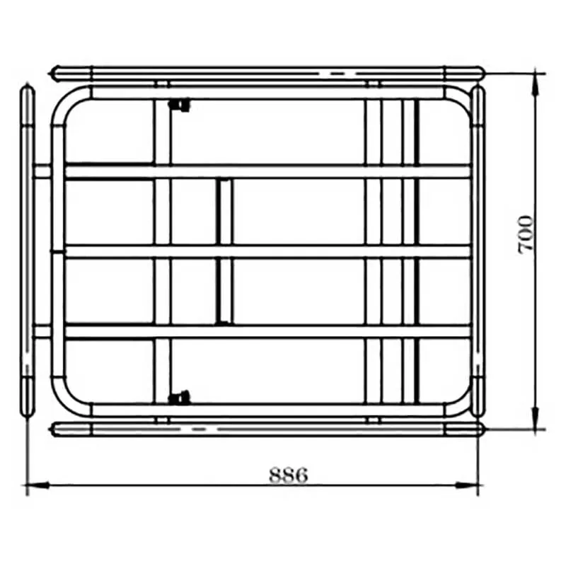 ewb150-100ltr transportni okvir zipper maschinen - slika 2