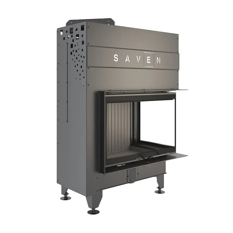 kamin ugradbeni g/saven energy up 75x50x47r (15,1 kw) - crni šamot - slika 5