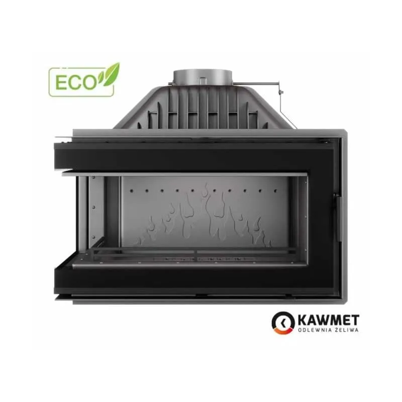 kamin ugradbeni kawmet w16 lb black (13,5 kw) eco - slika 3
