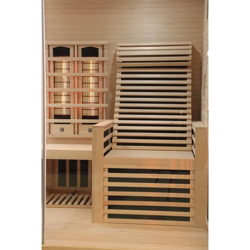 sauna carbon 3 infracrvena za 2 osobe 150x150x195 cm - slika 4