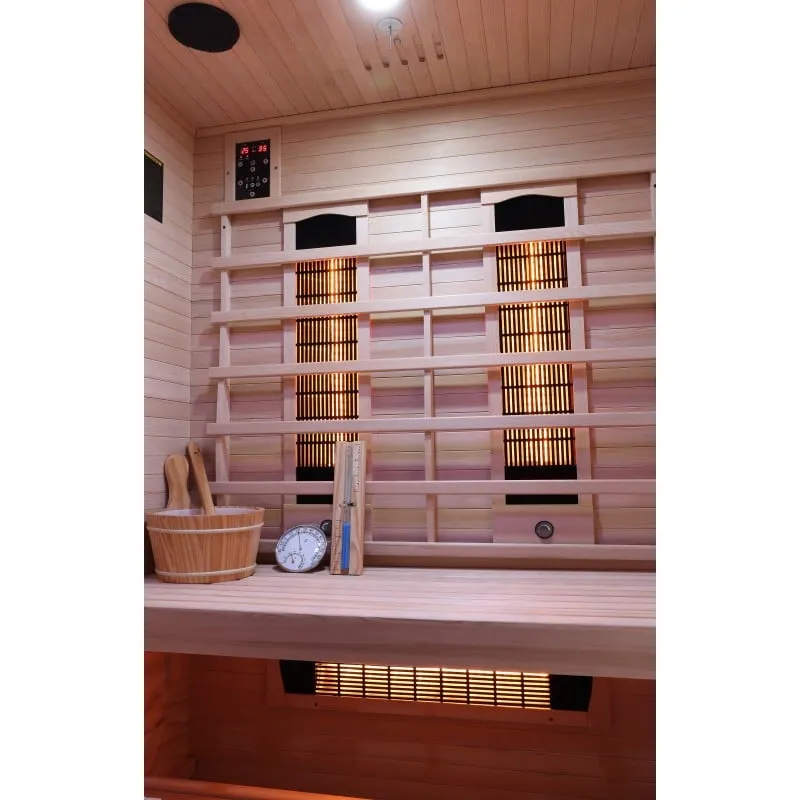 sauna infracrvena twincombi za 2 osobe 130 x 120 x 200 cm - slika 6