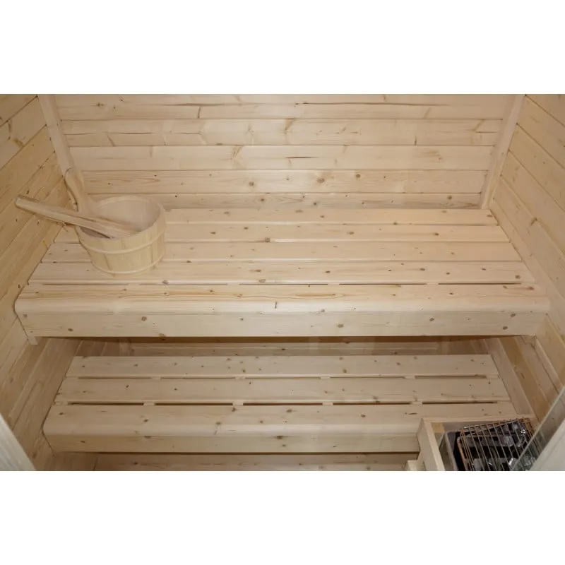 sauna vanjska helsinki za 2-3 osobe. 165x175x218,9 cm (komplet za slaganje) - slika 5