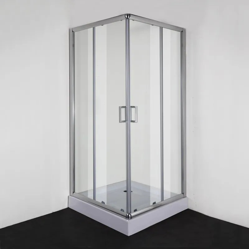 Tuš kabina pravokutna KVD 80 serija BQ 80x80x190 cm, krom s EASY CLEAN premazom - Mihovljan, Čakovec