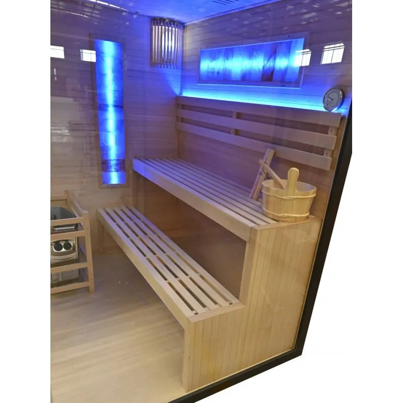 sauna luxor 1 za 2 osobe 120x120x190 cm - slika 12