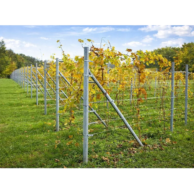Potporni stup-metalni, pocinčani-v 1750 mm - Mihovljan, Čakovec