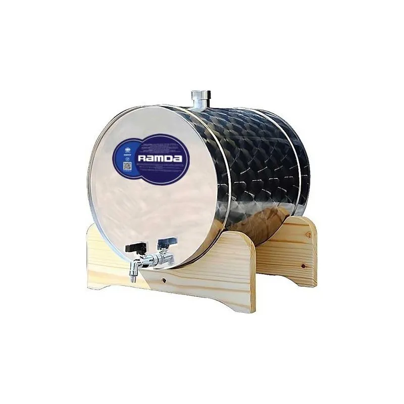 Posuda INOX za rakiju-vino EZR-25L, za slavinu 3/8" - Mihovljan, Čakovec