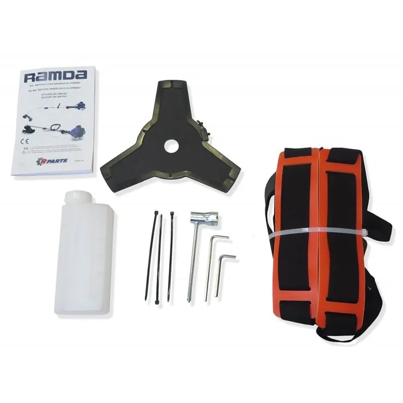 ramda motorni trimer 25,4ccm loop ručka, ravna podj. osovina - slika 17