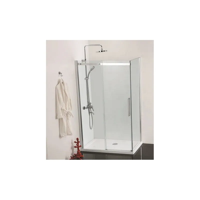 Tuš kabina sa kliznim vratima krom 78,5-80x195 cm za DB120U - Mihovljan, Čakovec