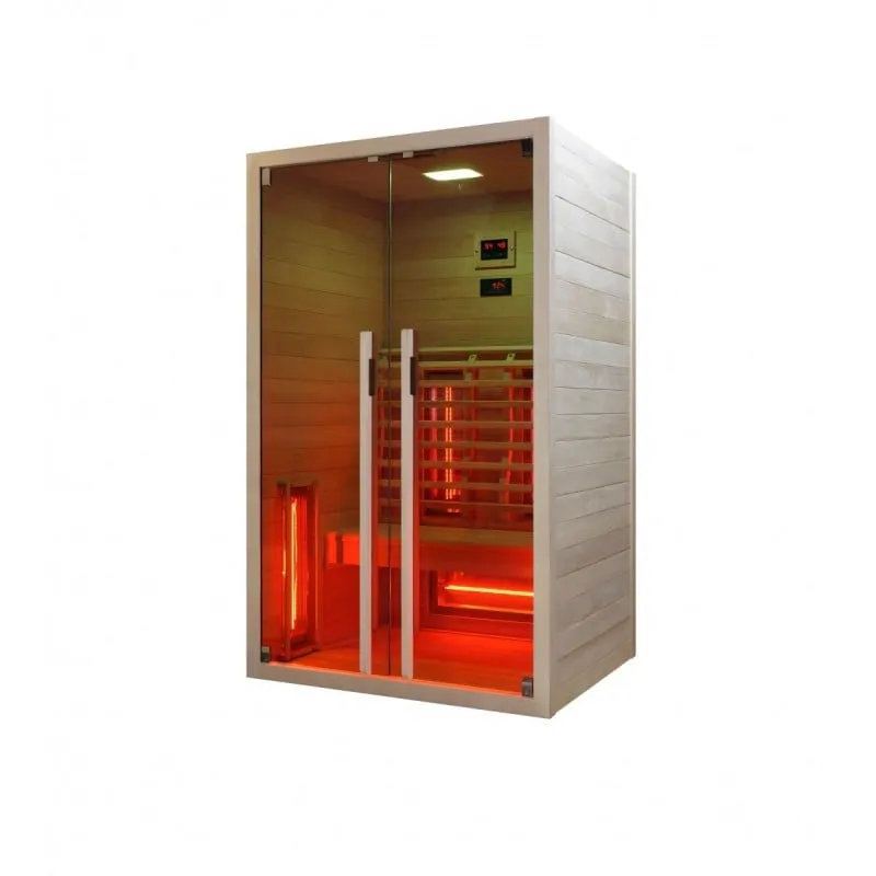 sauna infracrvena ruby 2 za 2 osobe 120x100x195 cm - slika 4