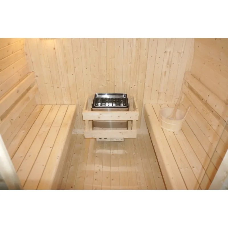 sauna vanjska island xl za 4 osebe 189x220x200 cm - slika 7