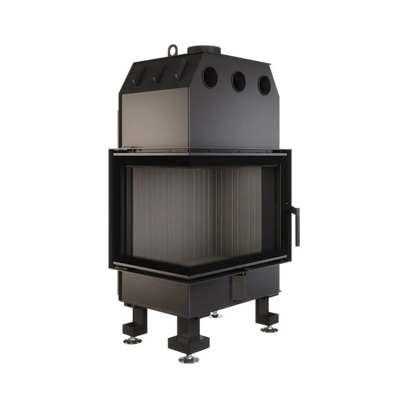 kamin ugradbeni saven energy 65x50x47l (14,5 kw) eco - crni šamot - slika 5