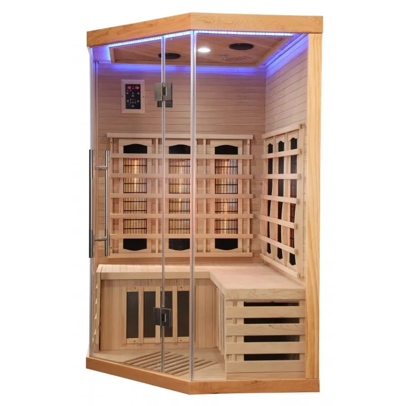 sauna supreme infracrvena za 2 osobe 120x120x190 cm - slika 21