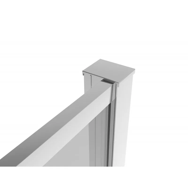 fiksno staklo crno 80x200 cm 6mm esg easy-clean - slika 2