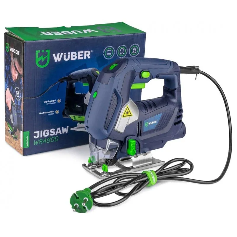 električna ubodna pila za drvo s laserom w84800 wuber - slika 4