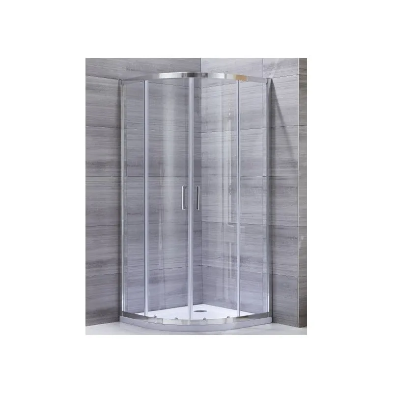 tk silver line 80 r polukružna tuš kabina 80x80x195cm - slika 2