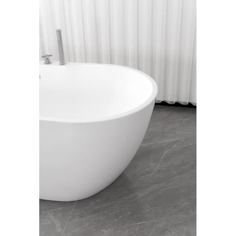 kada samostojeća aruba krom 170x75x58 cm - slika 9