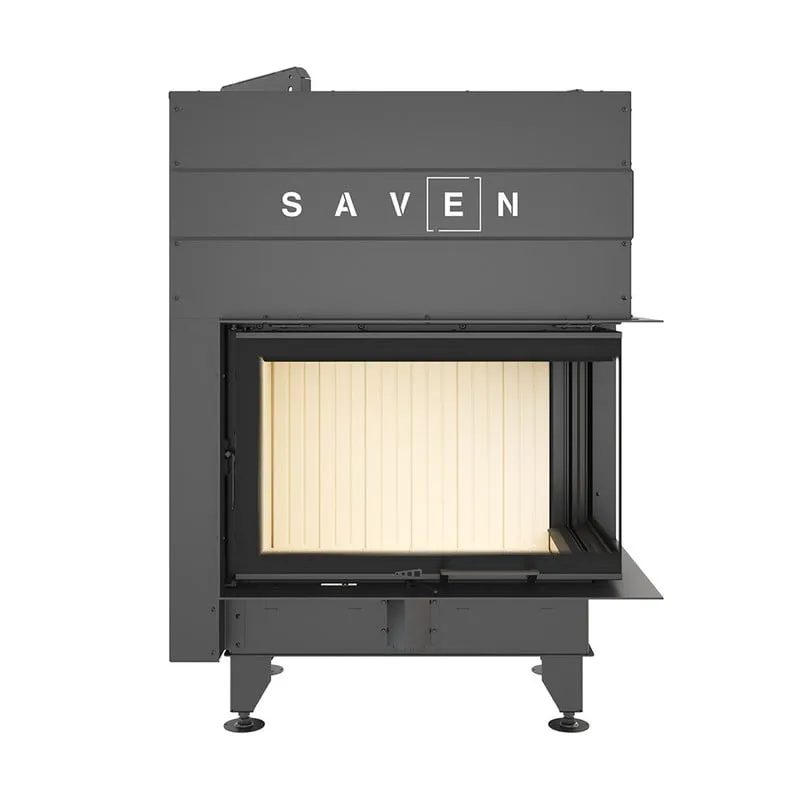 kamin ugradbeni g/saven energy up 75x50x47r (15,1 kw) - bijeli šamot - slika 5