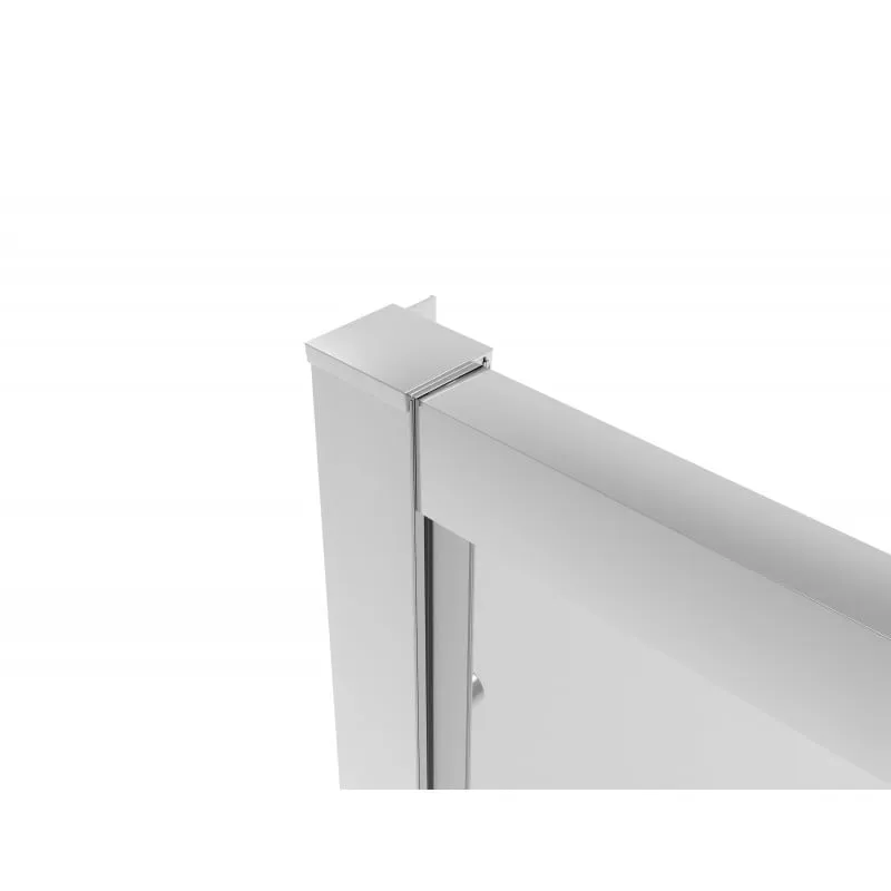 klizna tuš vrata crna 100x200 cm 6mm esg easy-clean/soft-close - slika 4