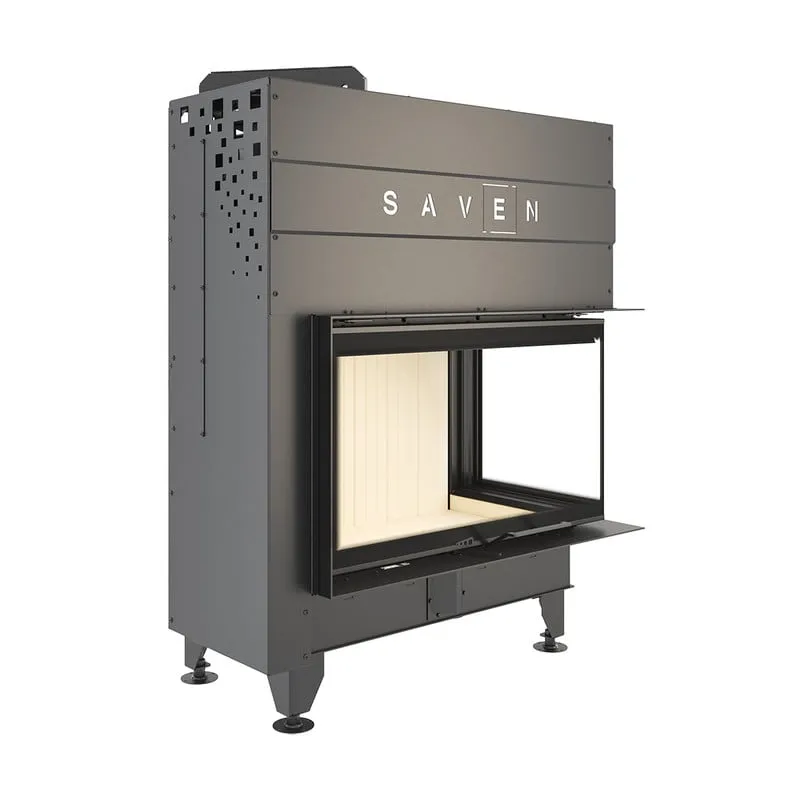 kamin ugradbeni g/saven energy up 85x50x47r (17,0 kw) - bijeli šamot - slika 6