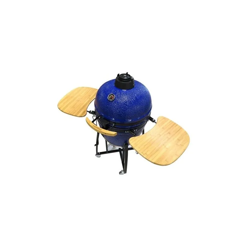 roštilj kamado orange pattern plavi fi 21.5", 55 cm - slika 4