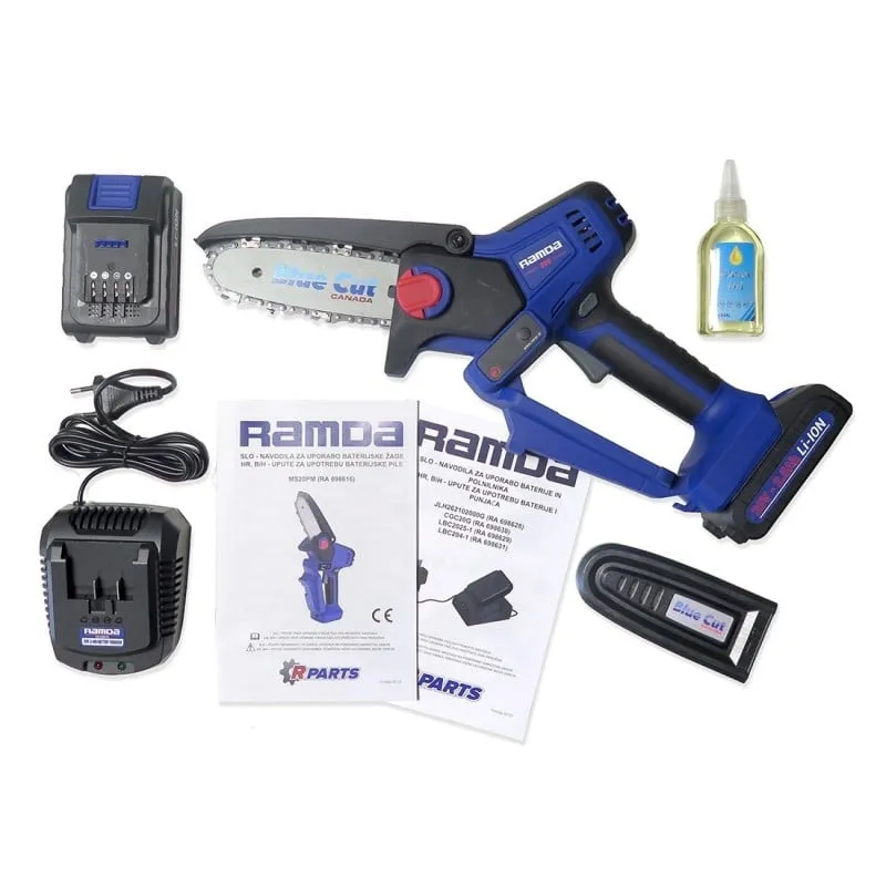 pila baterijska 20v mač 13cm, 2x baterija 2.5ah+punjač - ramda - slika 15