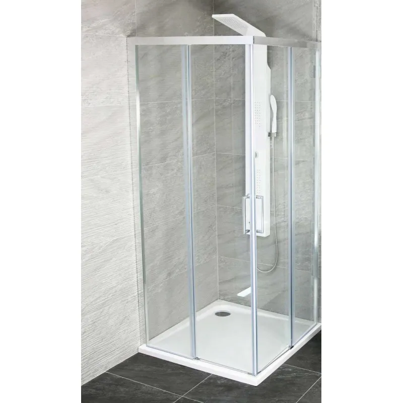 tk graz 80 kvadratna tuš kabina 80x80x195cm - slika 1