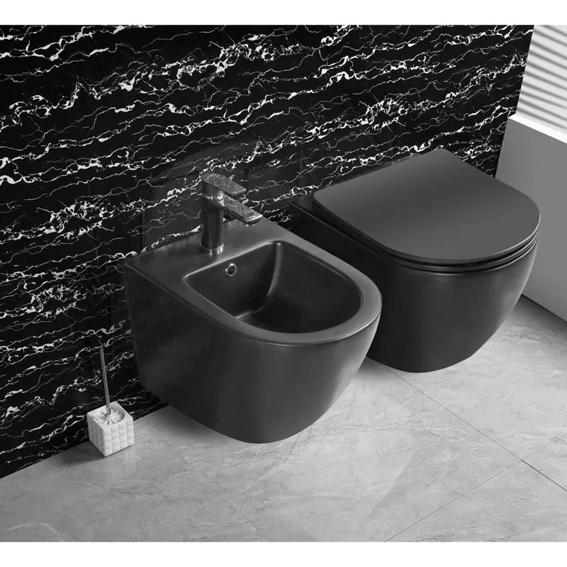 mondo black viseći bide 490x370x320 mm - slika 3
