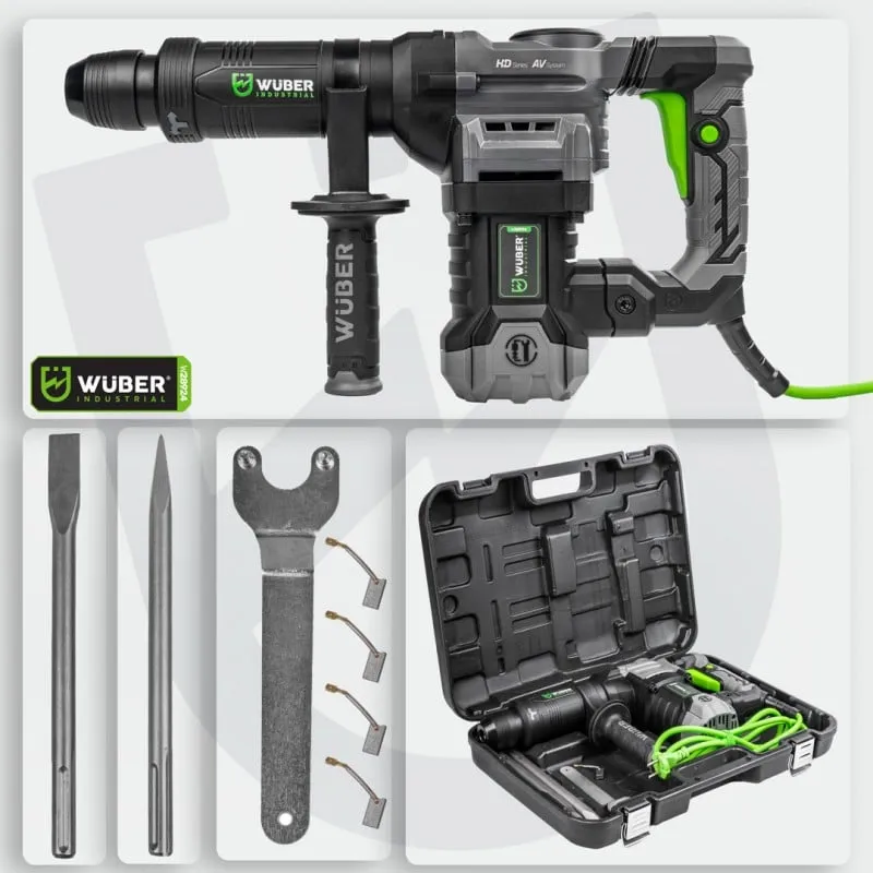 udarni čekić 1200w sds max 20 j wuber - slika 7