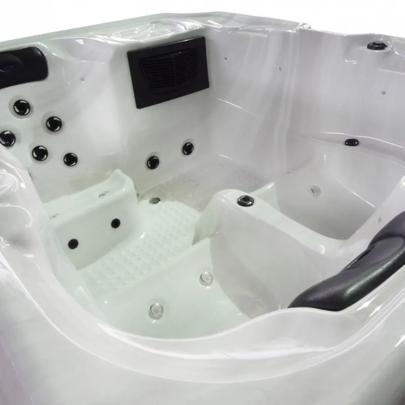 bazen hidromasažni - jacuzzi vanjski oasis - bijeli mramor 208x175x90 cm - slika 7