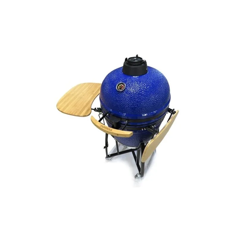 roštilj kamado orange pattern plavi fi 21.5", 55 cm - slika 5
