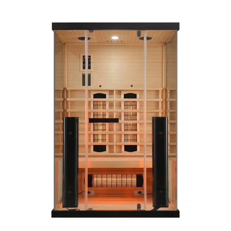 sauna billund 2 nova infracrvena za 2 osobe 125x100x190 cm (komplet za montažu) - slika 7