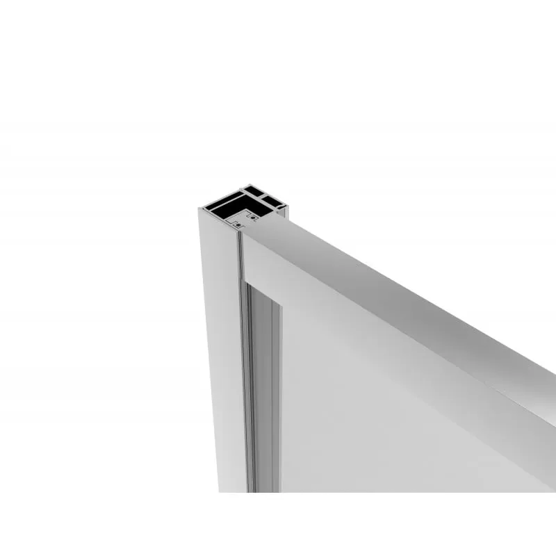pravokutna tuš kabina 120 x 200 cm, krom - polovični set - 6mm esg easy-clean - slika 4