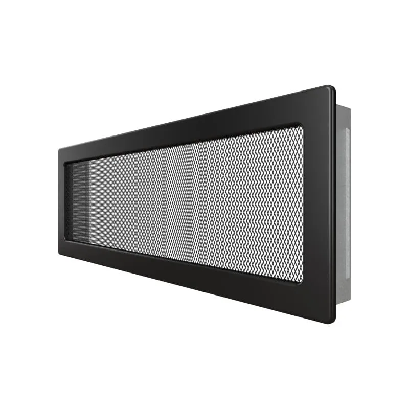 ventilacijska rešetka classic saven 17x49 - crna - slika 2