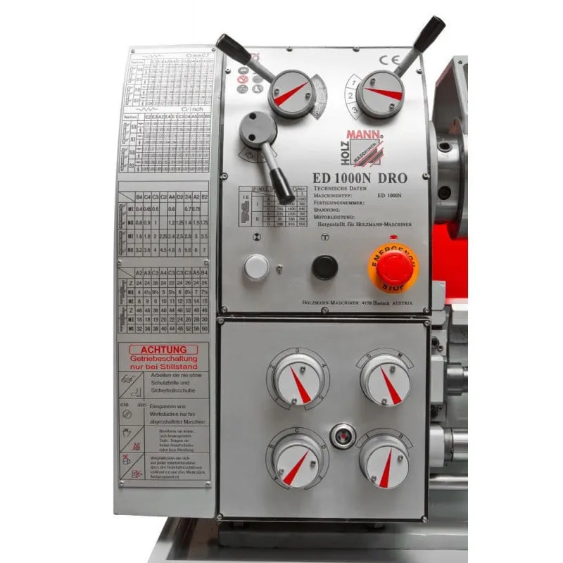 tokarilica za metal ed1000n_400v holzmann maschinen - slika 3